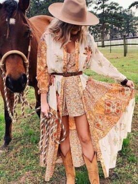 Free People | Days of Ditzies Maxi Dress | Small